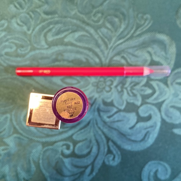 New lipstick, lipliner & gloss Red Estee Lauder 540 immortal 107 tender trap Set - Picture 3 of 5